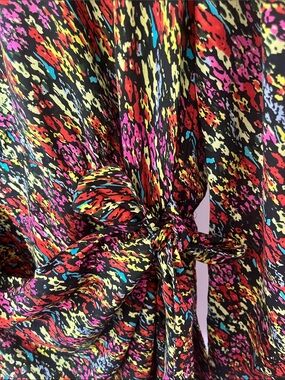 Zara Dress with Multicolor Abstract Print